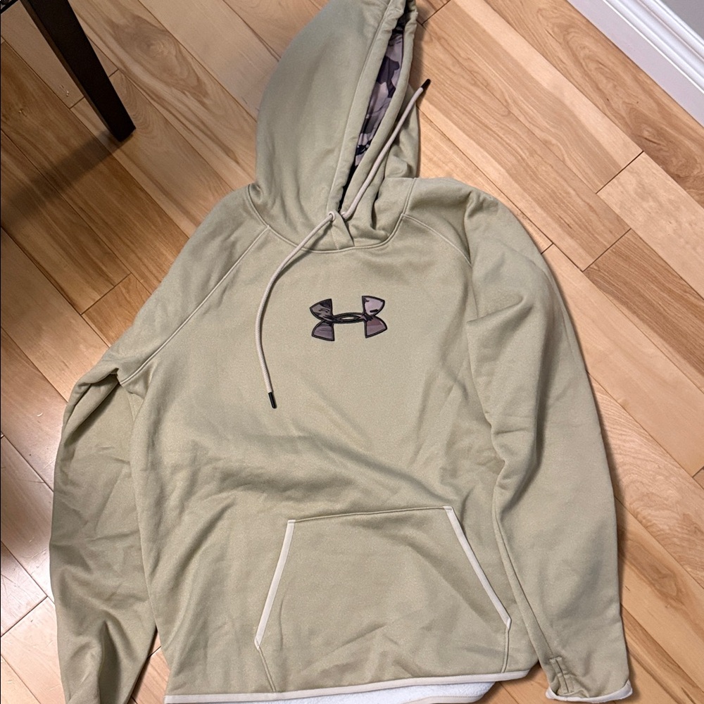 Under Armour Beige Hoodie with Logo